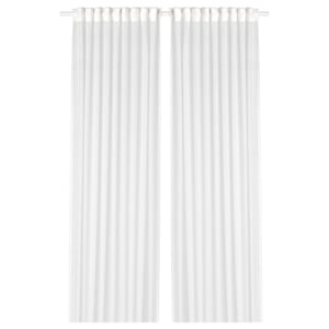 Gjertrud Sheer Curtains 1 Pair Dark Blue Ikea