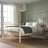 GJÖRA Bed frame, birch, 160x200 cm