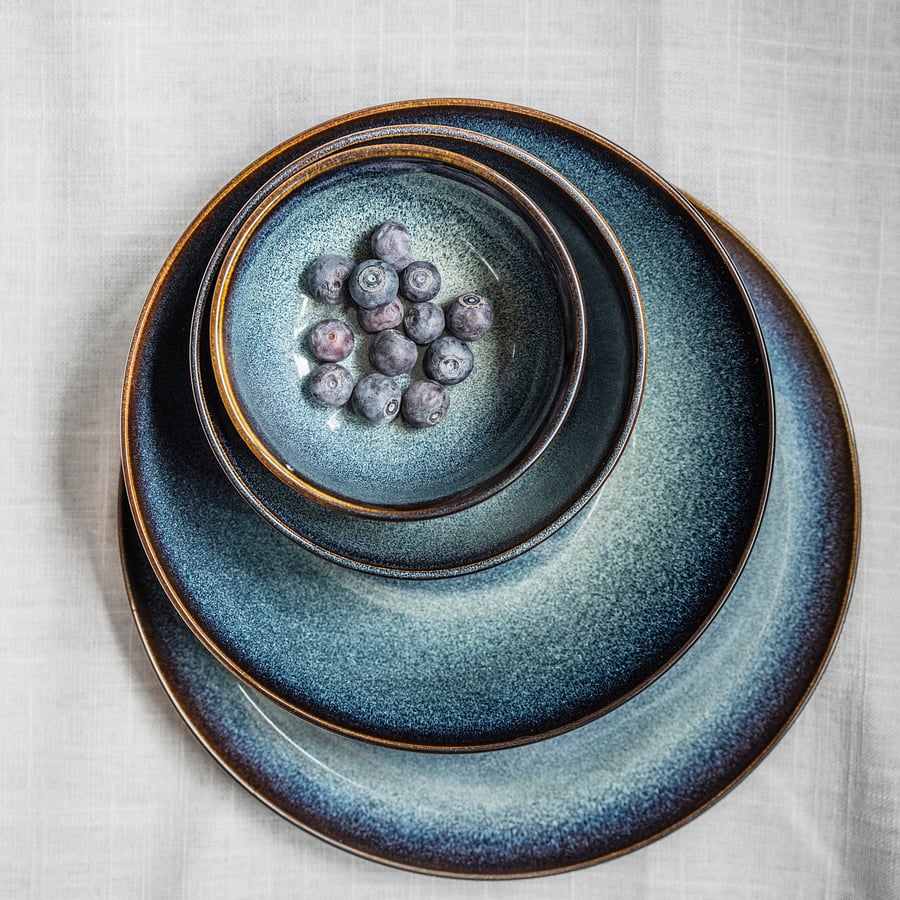 GLADELIG bowl, blue, 11 cm - IKEA