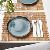 GLADELIG Plate, blue, 25 cm