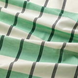 GLANSHAGTORN Curtain, 1 piece, green white/black, 300x300 cm