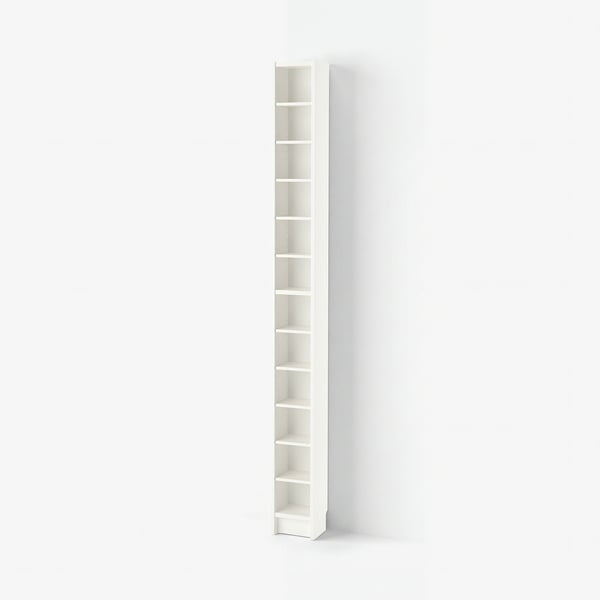 GNEDBY Shelving unit, white, 202 cm