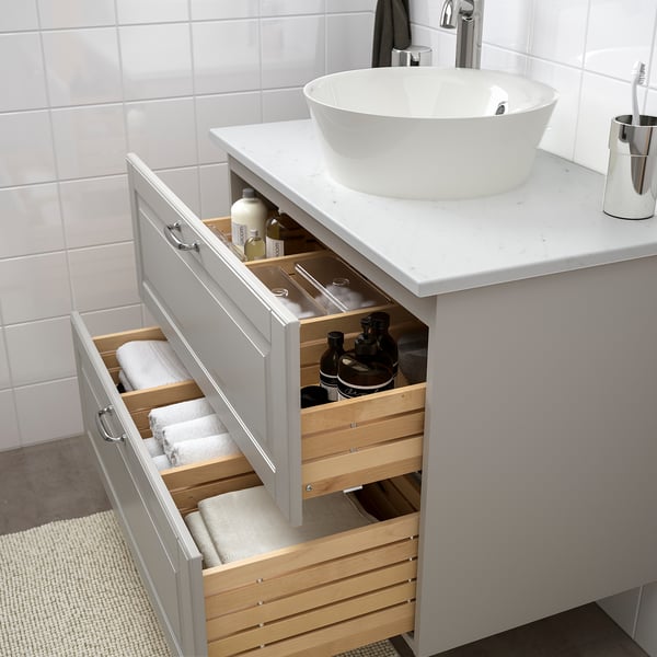 Godmorgon Tolken Kattevik Wsh Stnd W Countertop 40 Wash Basin