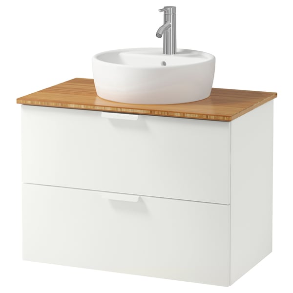 Godmorgon Tolken Tornviken Wsh Stnd W Countertop 45 Wsh Basin