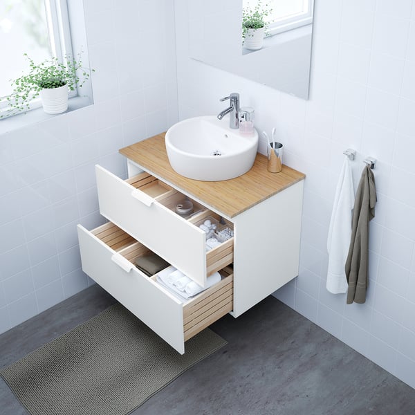 Godmorgon Tolken Tornviken Wsh Stnd W Countertop 45 Wsh Basin