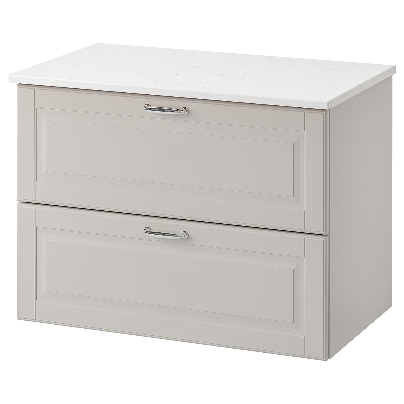 Godmorgon Tolken Wash Stand With 2 Drawers Kasjon Light Grey