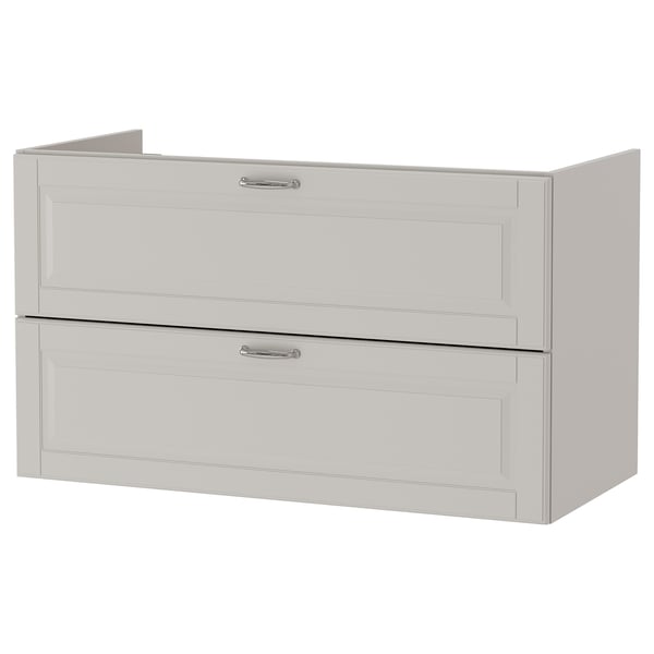 Godmorgon Wash Stand With 2 Drawers Kasjon Light Grey Ikea