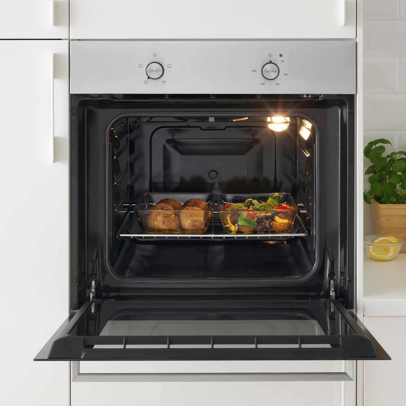 GÖRLIG Oven, stainless steel - IKEA