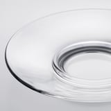 GOTTFINNANDE Saucer, clear glass, 12 cm