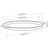 GRILLTIDER Pizza pan, cast iron, 35 cm