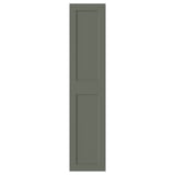 GRIMO Door with hinges, grey-green, 50x229 cm