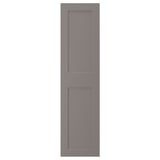GRIMO Door with hinges, grey, 50x195 cm