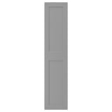 GRIMO Door with hinges, grey, 50x229 cm