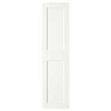 GRIMO Door with hinges, white, 50x195 cm