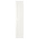 Option: GRIMO Door with hinges, white, 50x229 cm