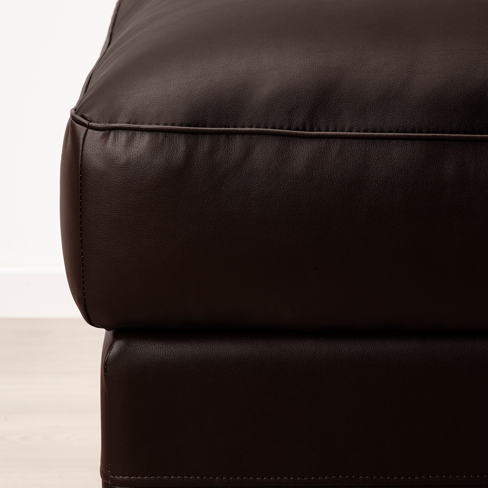 GRÖNLID Footstool with storage, Kimstad dark brown IKEA