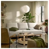 GRUNNARP 3-seat sofa-bed, Gunnared beige