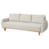 GRUNNARP 3-seat sofa-bed, Gunnared beige