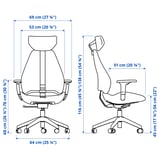 GRUPPSPEL Gaming chair, Gunnared black/grey