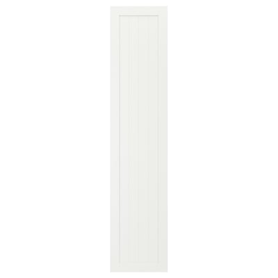 GULLABERG Door with hinges, white, 50x229 cm