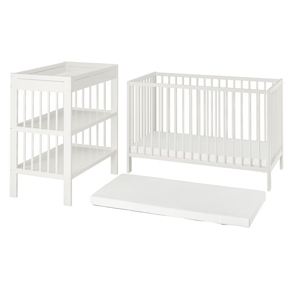 GULLIVER 3-piece baby furniture set, white