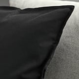 GURLI Cushion cover, black, 50x50 cm