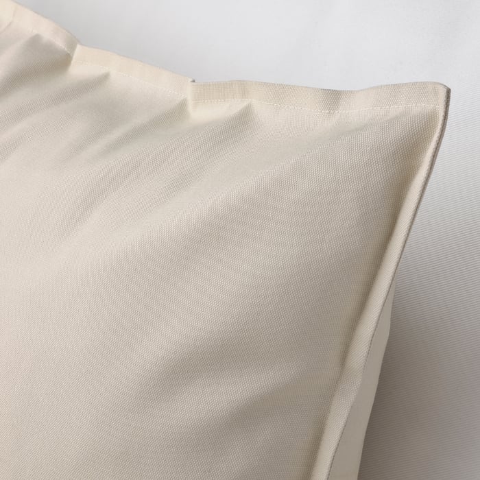 GURLI غطاء وسادة, أبيضعاجي, ‎65x65 سم‏ IKEA