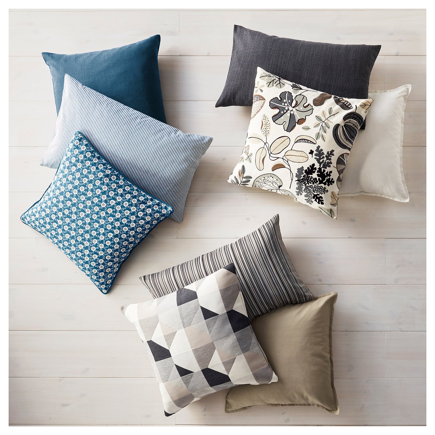 ikea white cushions