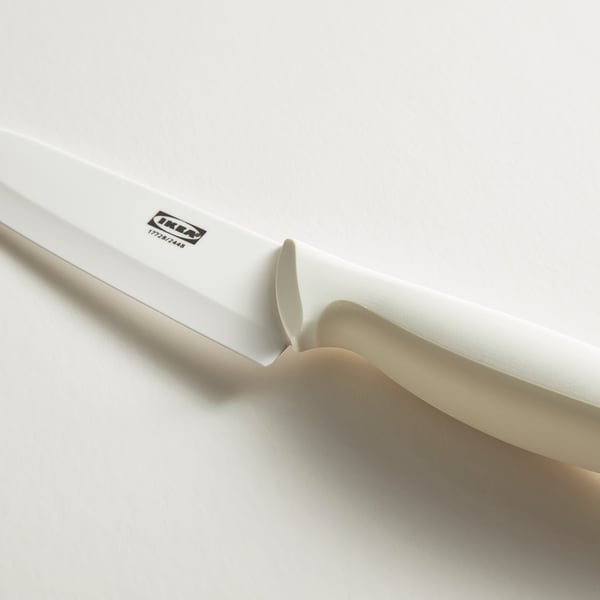 HACKIG Cook's knife, ceramic white/beige, 15 cm