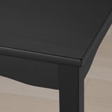 HÄGERNÄS Bar table and 4 bar stools, black stained pine