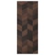 Option: HASSLARP Door, brown patterned, 40x100 cm
