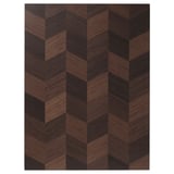 HASSLARP Door, brown patterned, 60x80 cm