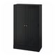 HAVSTA Cabinet with plinth, black, 81x37x134 cm