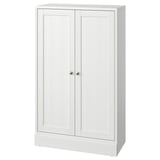 HAVSTA Cabinet with plinth, white, 81x37x134 cm