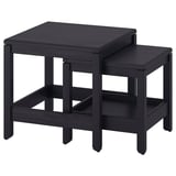 HAVSTA Nest of tables, set of 2, black