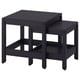 HAVSTA Nest of tables, set of 2, black