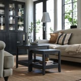 HAVSTA Nest of tables, set of 2, black