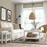 HAVSTA Nest of tables, set of 2, white
