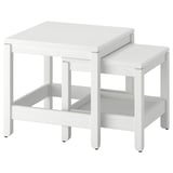HAVSTA Nest of tables, set of 2, white