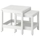 Option: HAVSTA Nest of tables, set of 2, white