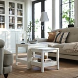 HAVSTA Nest of tables, set of 2, white