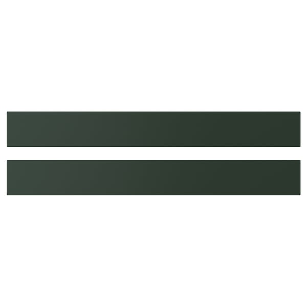 HAVSTORP Drawer front, deep green, 80x10 cm