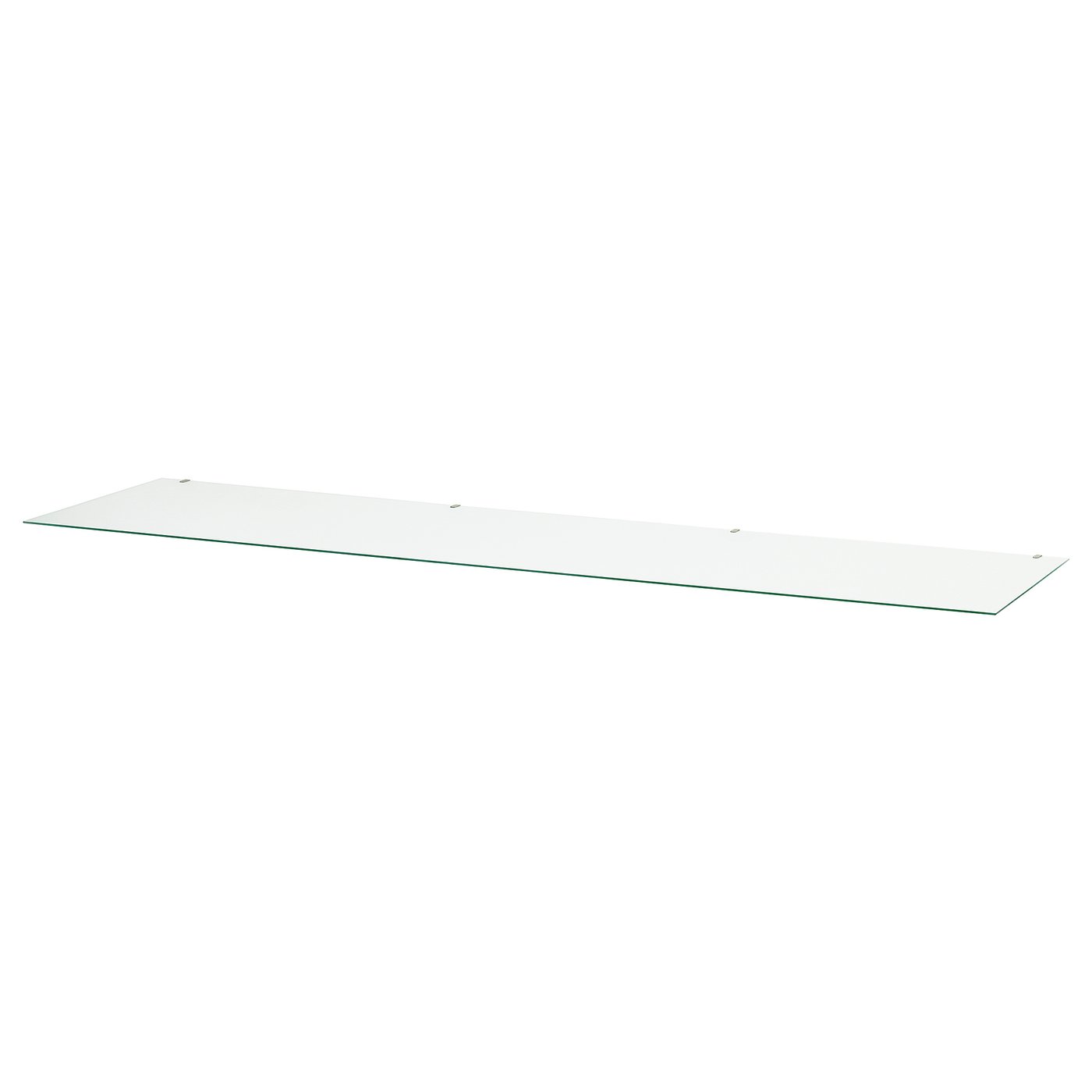 HEMNES glass top, transparent, 159x50 cm IKEA