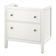 Option: HEMNES Wash-stand with 2 drawers, white, 80x47x83 cm