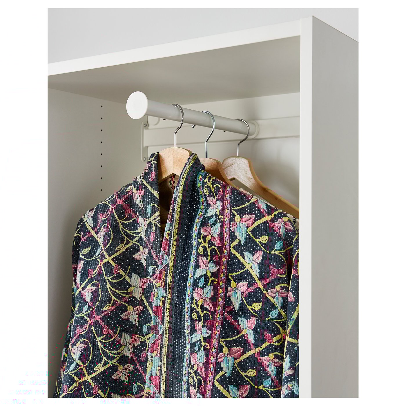 Hjalpa Pull Out Clothes Rail White Ikea