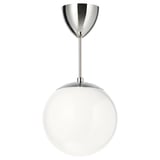 HÖLJES Pendant downlighter, white, 25 cm