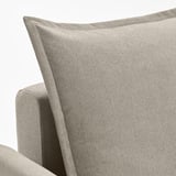 HOLMSUND 3-seat sofa bed, Borgunda beige