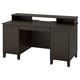 IDANÄS Desk with add-on unit, brown