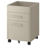 IDÅSEN Drawer unit on castors, beige, 42x61 cm