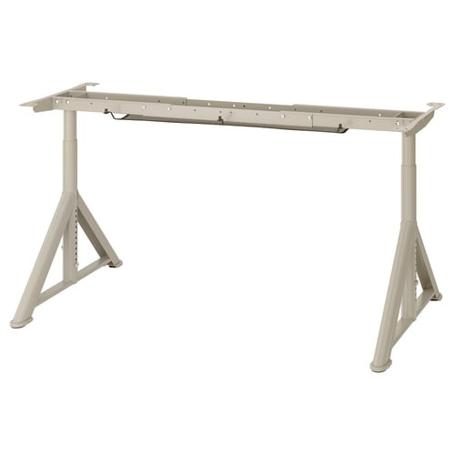 Idasen إطار سفلي لسطح طاولة بيج 146x67x76 سم Ikea